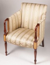 SHERATON STYLE INLAID MAHOGANY
