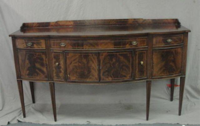 Sheraton Style Inlaid Sideboard.
