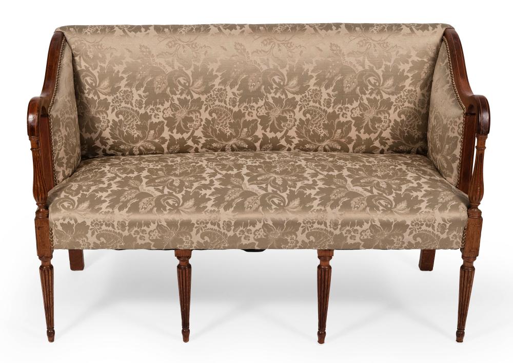 SHERATON-STYLE LOVESEAT CIRCA