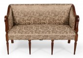 SHERATON-STYLE LOVESEAT CIRCA
