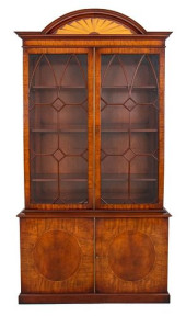 SHERATON STYLE MAHOGANY BOOKCA