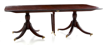 Sheraton style mahogany dining