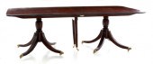 Sheraton style mahogany dining