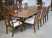 SHERATON STYLE MAHOGANY DINING
