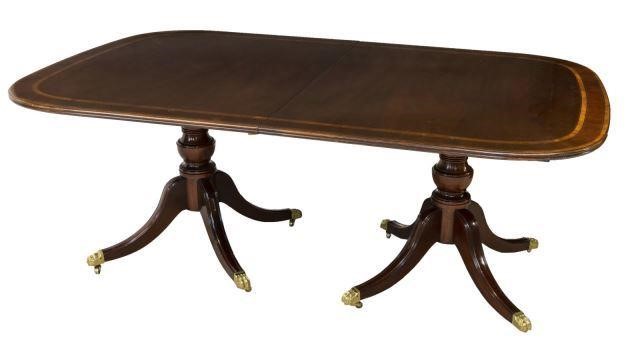 SHERATON STYLE MAHOGANY DOUBLE