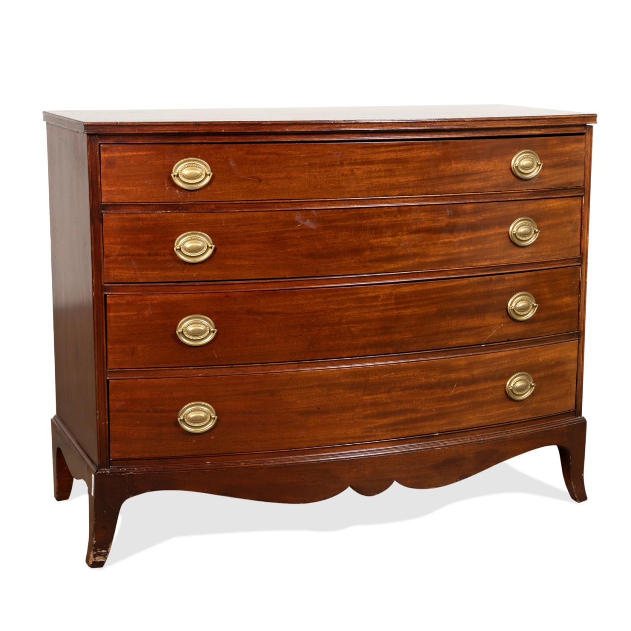 SHERATON STYLE MAHOGANY VENEER
