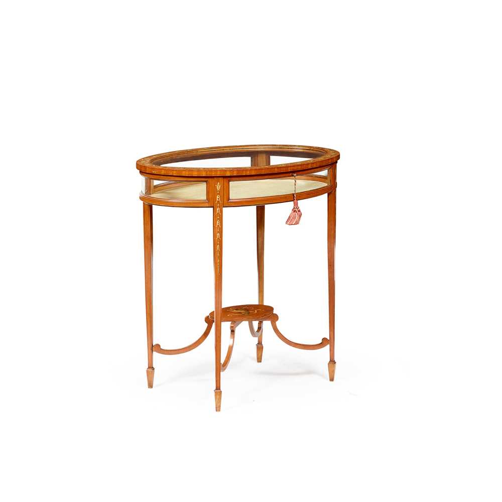 SHERATON STYLE PAINTED SATINWOOD
