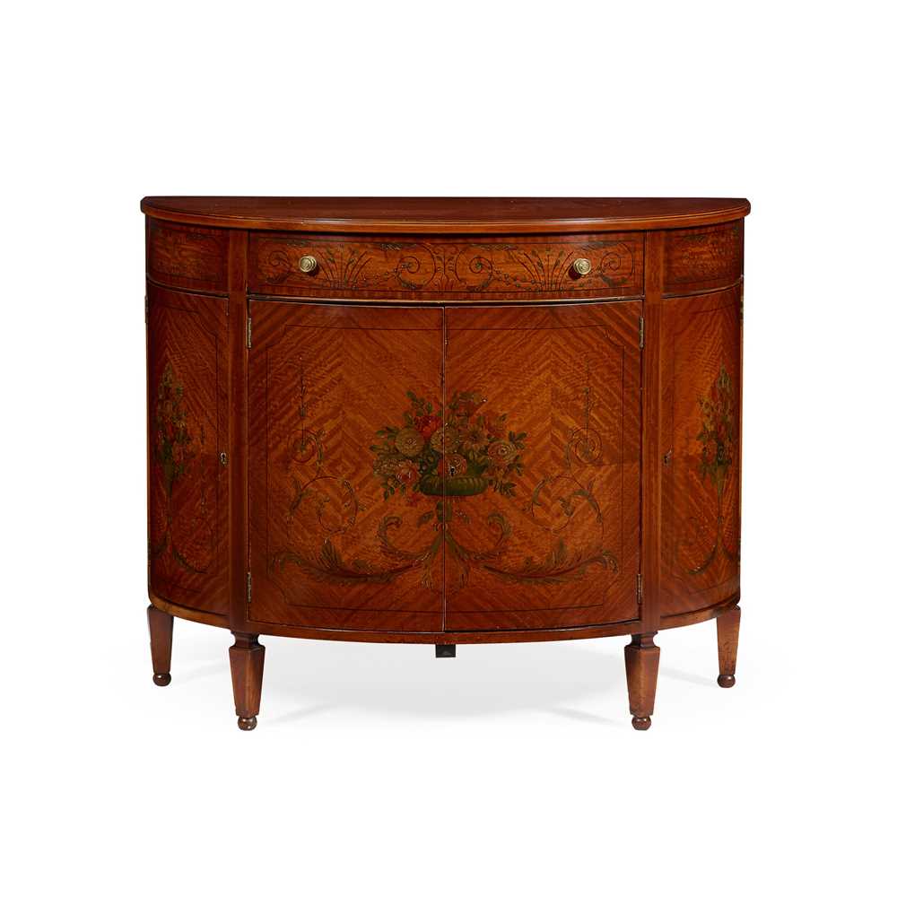 SHERATON STYLE PAINTED SATINWOOD