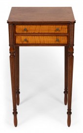 SHERATON-STYLE TWO-DRAWER STAN