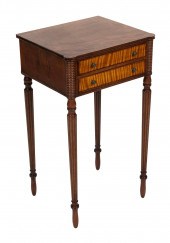SHERATON-STYLE TWO-DRAWER STAN
