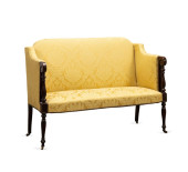 SHERATON STYLE UPHOLSTERED MAH