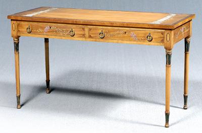Sheraton style writing table,
