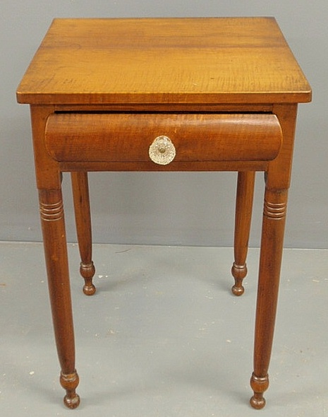 Sheraton tiger maple one-drawer