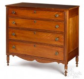 SHERATON TIGER WALNUT CHEST OF
