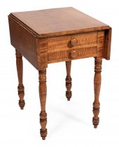 SHERATON TWO-DRAWER DROP-LEAF