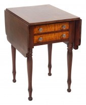 SHERATON TWO-DRAWER DROP-LEAF