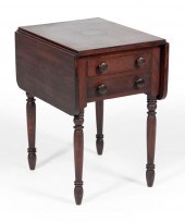 SHERATON TWO-DRAWER DROP-LEAF