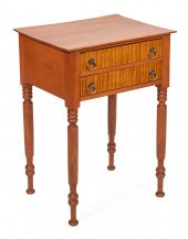 SHERATON TWO-DRAWER STAND 19TH