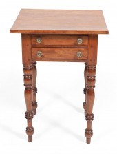 SHERATON TWO-DRAWER STAND 19TH
