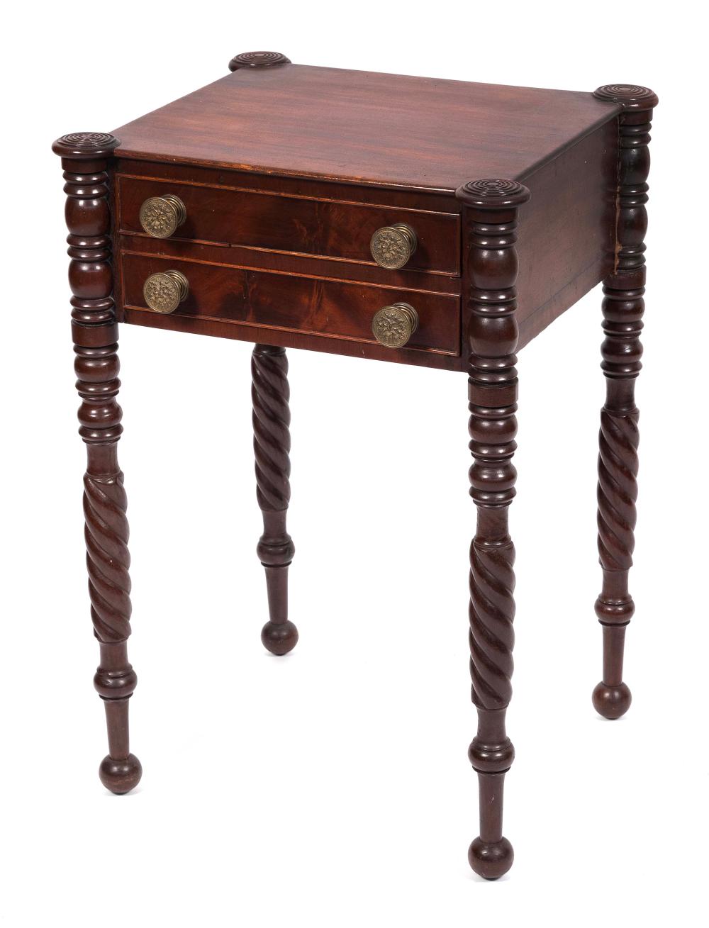 SHERATON TWO-DRAWER STAND CIRCA