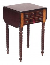 SHERATON TWO-DRAWER STAND CIRC