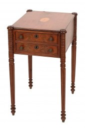 SHERATON TWO-DRAWER STAND CIRC