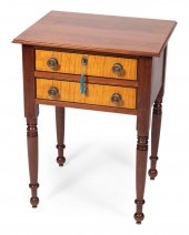 SHERATON TWO-DRAWER STAND CIRC