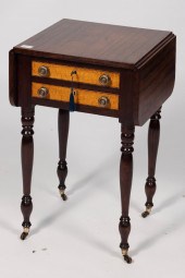 SHERATON TWO-DRAWER STAND CIRC