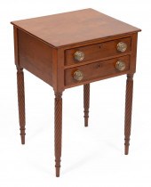 SHERATON TWO-DRAWER STAND CIRC