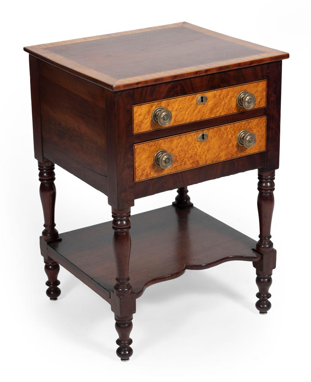SHERATON TWO-DRAWER STAND EARLY