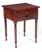 SHERATON TWO-DRAWER STAND.  Si