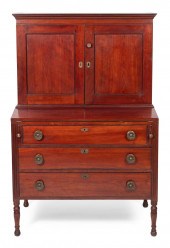 SHERATON TWO-PART SECRETARY RH