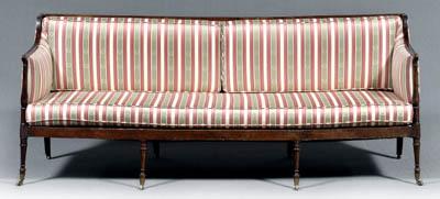 Sheraton upholstered sofa, beech