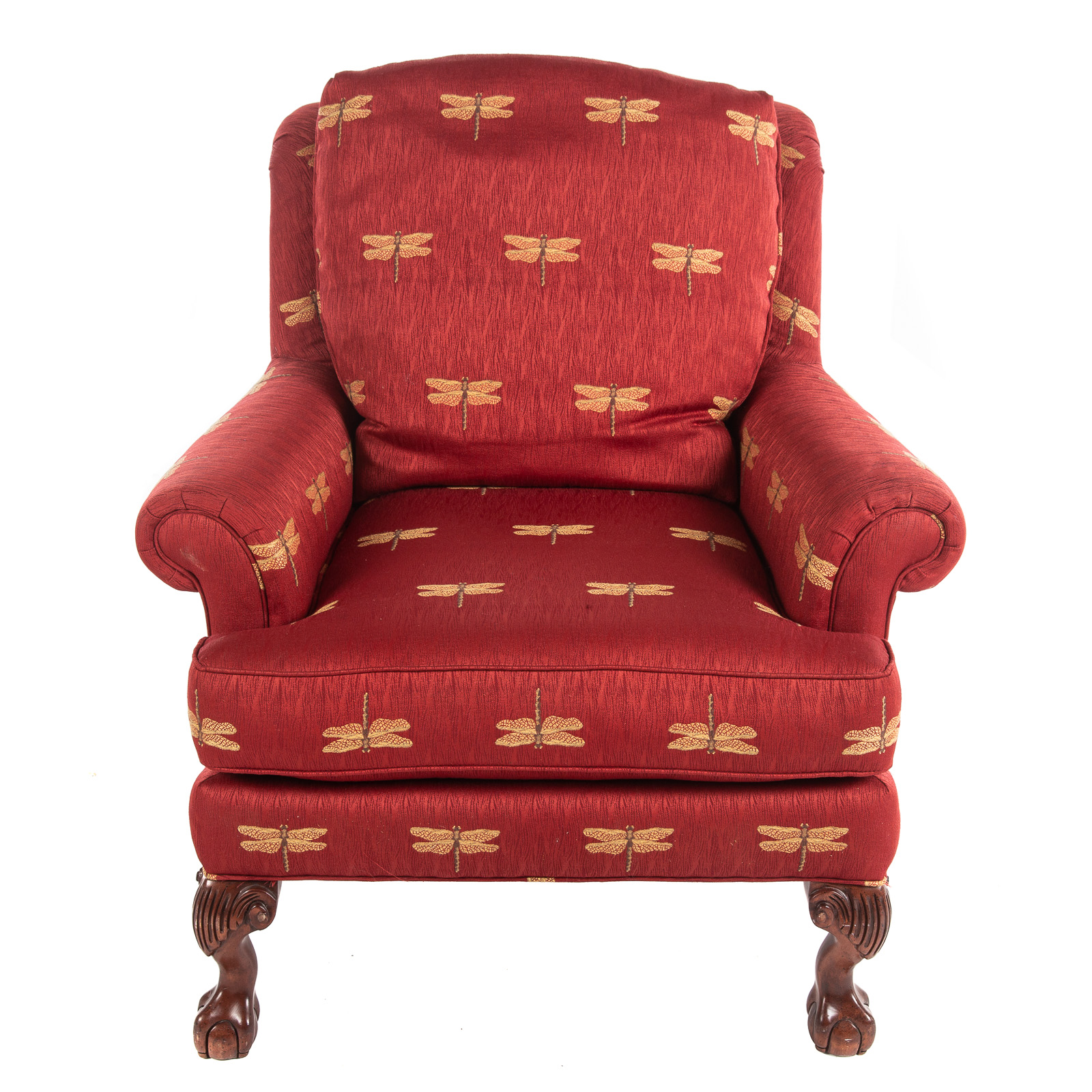 SHERILL UPHOLSTERED CHIPPENDALE