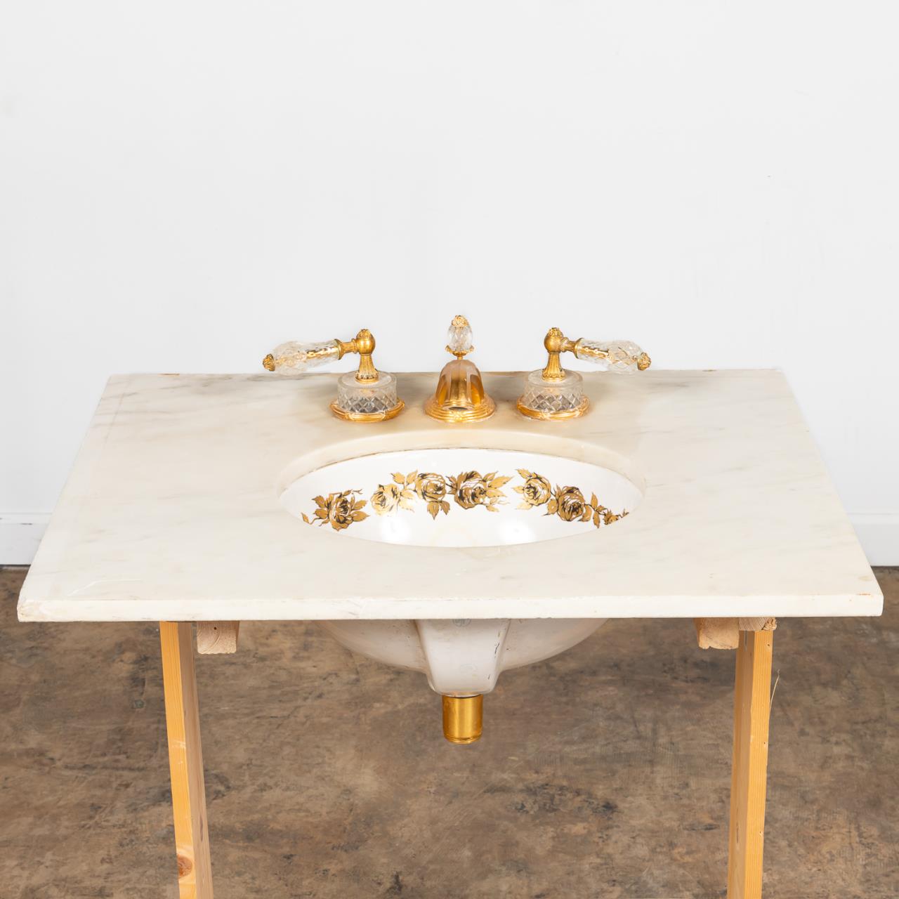 SHERLE WAGNER FAUCET & SINK WITH