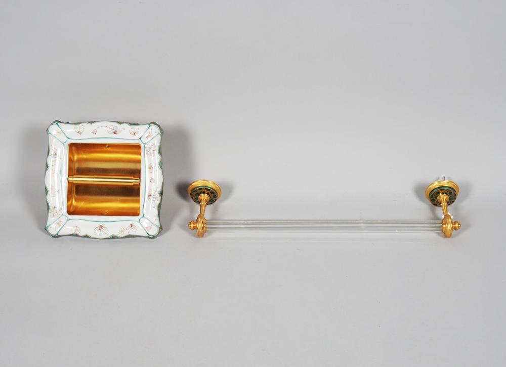 SHERLE WAGNER TOWEL BAR AND