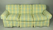 SHERRILL PLAID UPHOLSTERED SLE