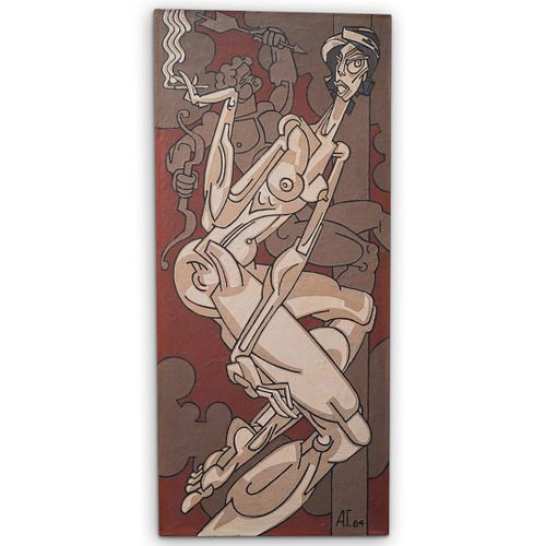 SHERRY FRIEDMAN LARGE PAINTING ON