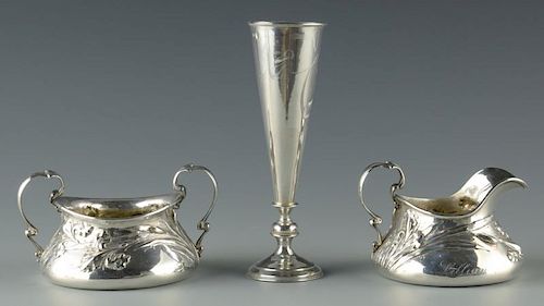 SHIEBLER CREAM/SUGAR, RUSSIAN