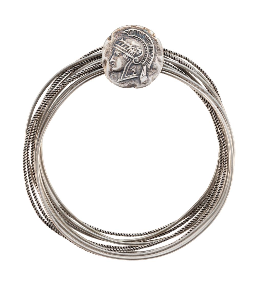 SHIEBLER-STYLE SILVER BANGLE