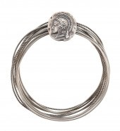 SHIEBLER-STYLE SILVER BANGLE B