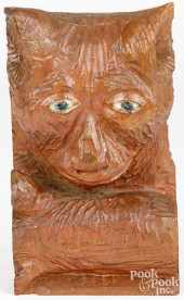 SHIELDS L. JONES, CARVED WALL