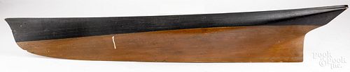 SHIP BUILDERS HALF HULL BOAT