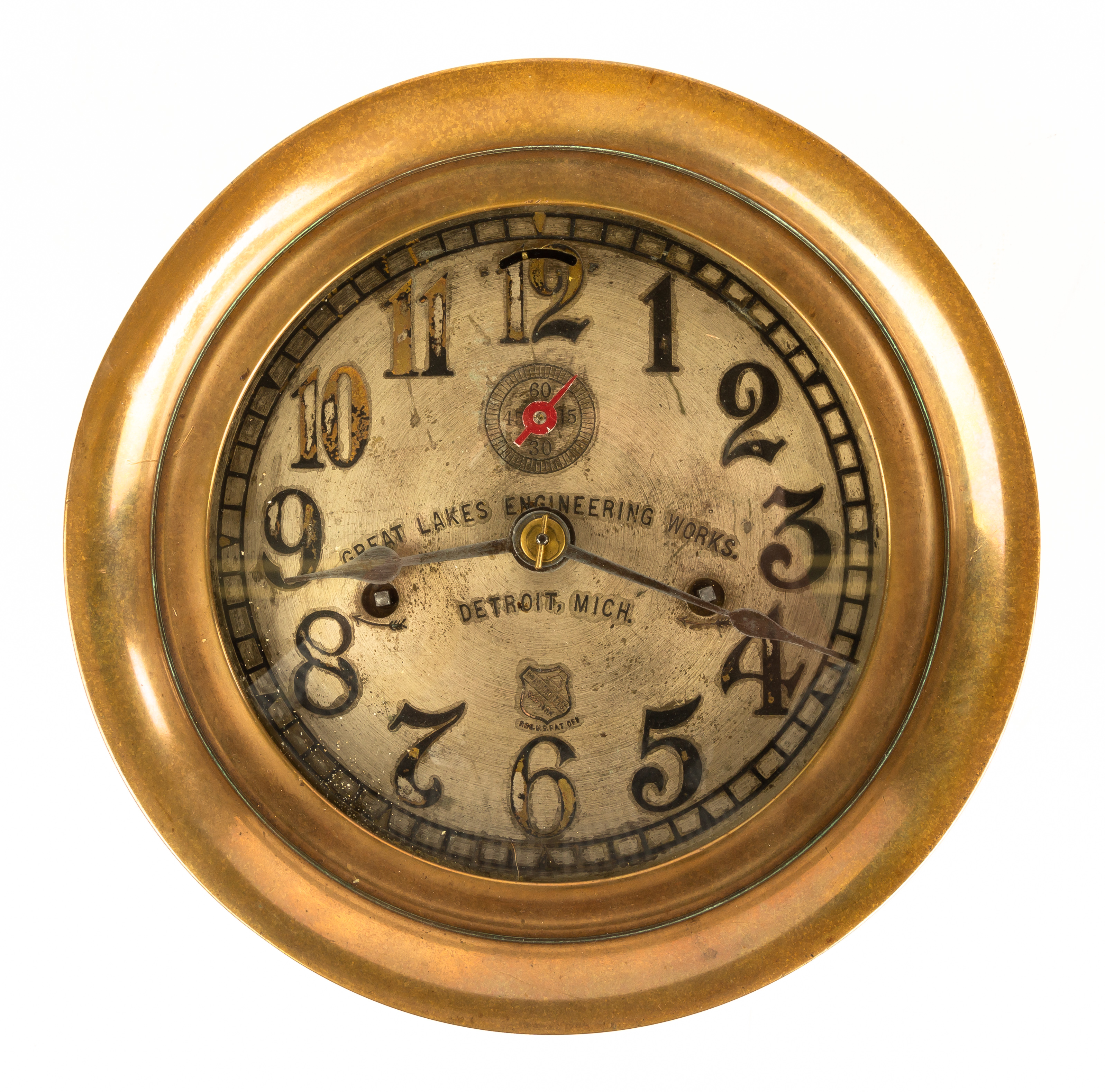 SHIP CLOCK, GREAT LAKES ENGINEERING