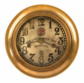 SHIP CLOCK, GREAT LAKES ENGINE