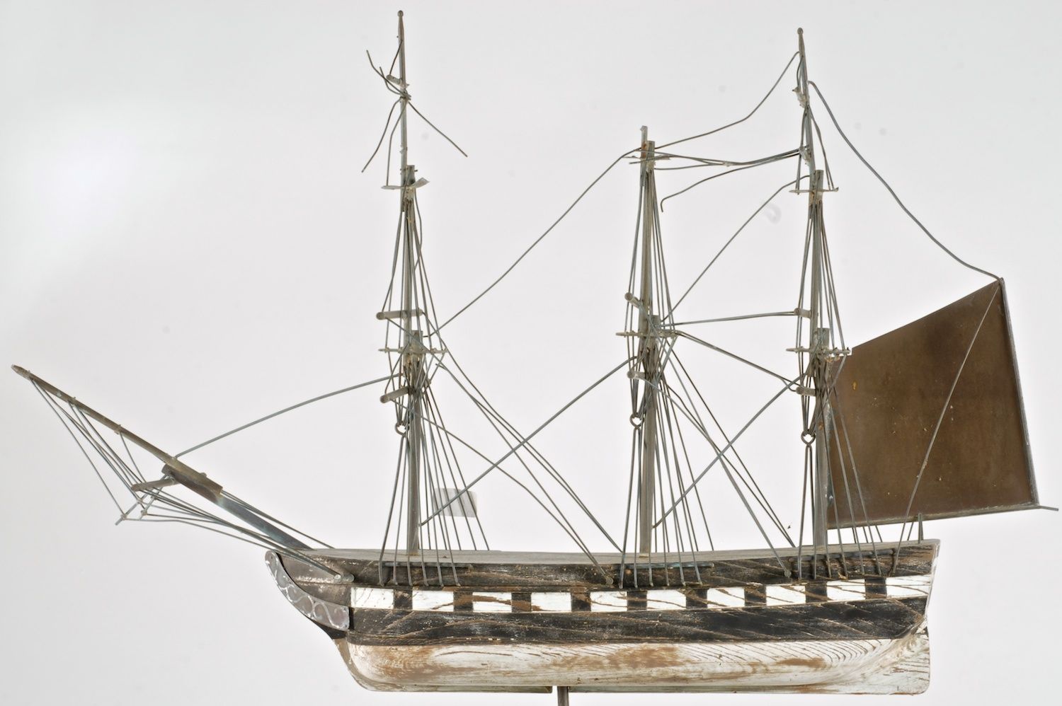 SHIP-FORM WEATHER VANE20th CenturyA