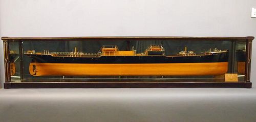 SHIP HALF-HULL MODELA late 19th