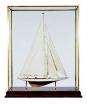 SHIP MODEL, AMERICAS' CUP YACH