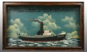 SHIP MODEL DIORAMA: French ''B