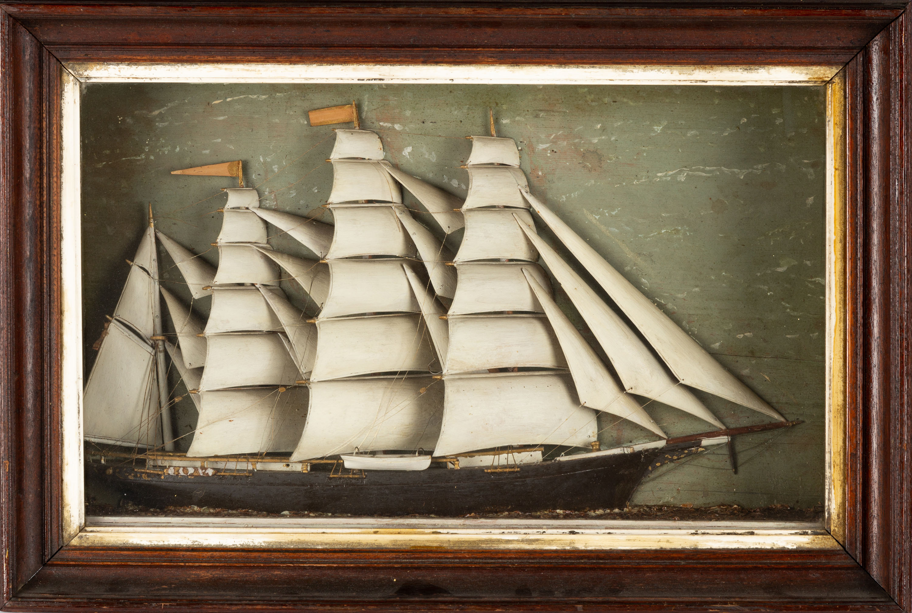 SHIP MODEL SHADOW BOX Ship Model